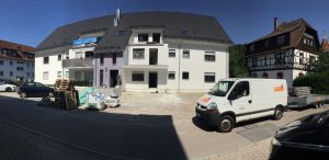 Bausatzhaus als Mehrfamilienhaus